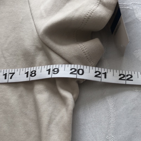 Kim Rogers Square Neck Cream Color Short Sleeve Pullover Top XL NWT - Picture 8 of 10